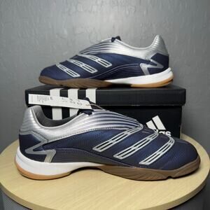 Adidas Predator Sala Shoes, SIlver, US Womens 7 US Mens 6